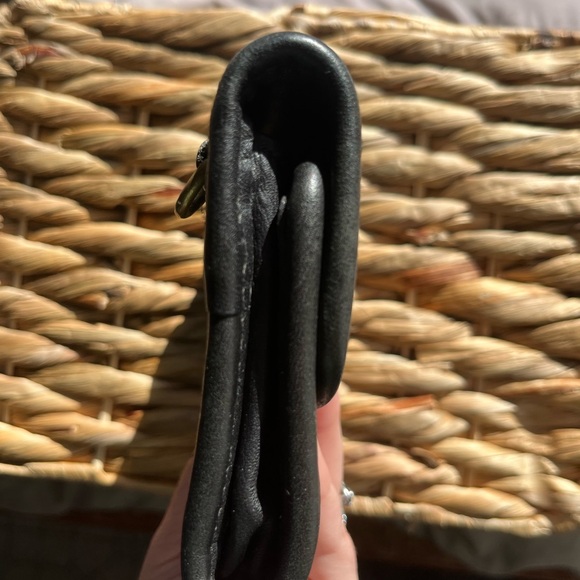 Vintage Coach Envelope Swing Wallet Black 4873 - Picture 4 of 6